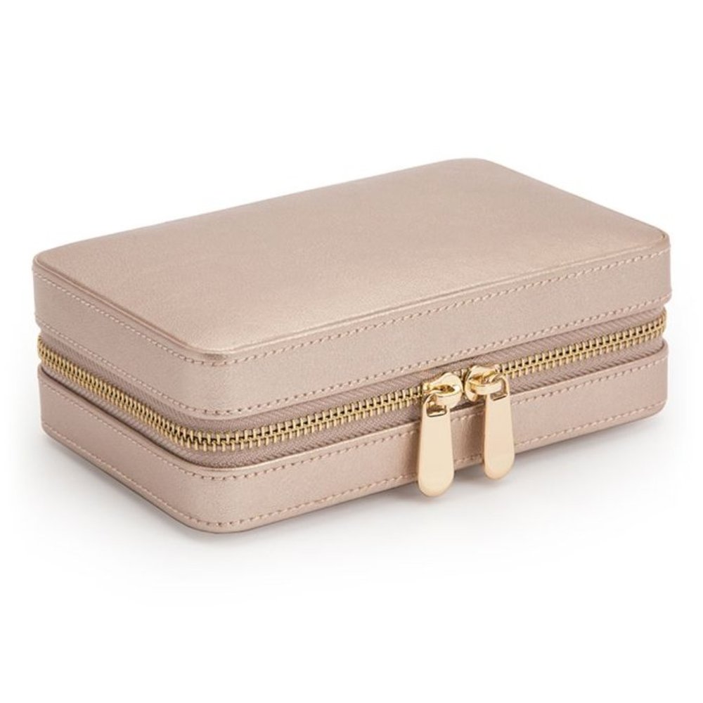 Wolf Palermo Zip Case Rose Gold